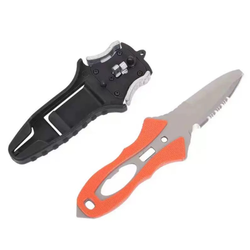 Dive Knife Titanium - Water Rescue Knife Outdoor Rope Cutter