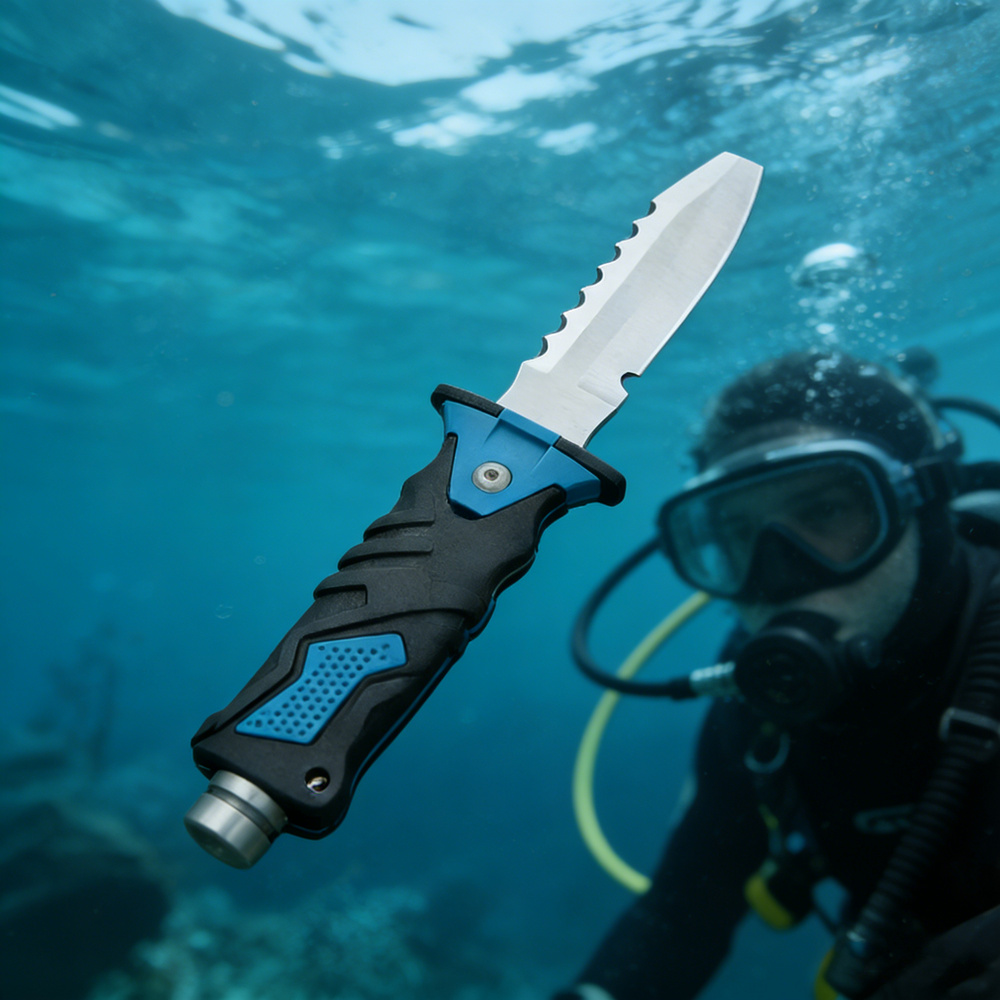 Dive Knife Titanium - 3 Type Fire Brigade Rescue Diving