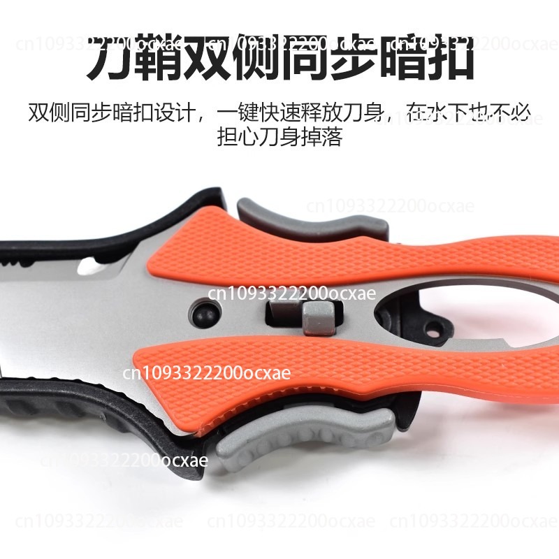 Water Rescue Knife Outdoor Rop - Dive Knife Titanium incelemesi ve fiyatı