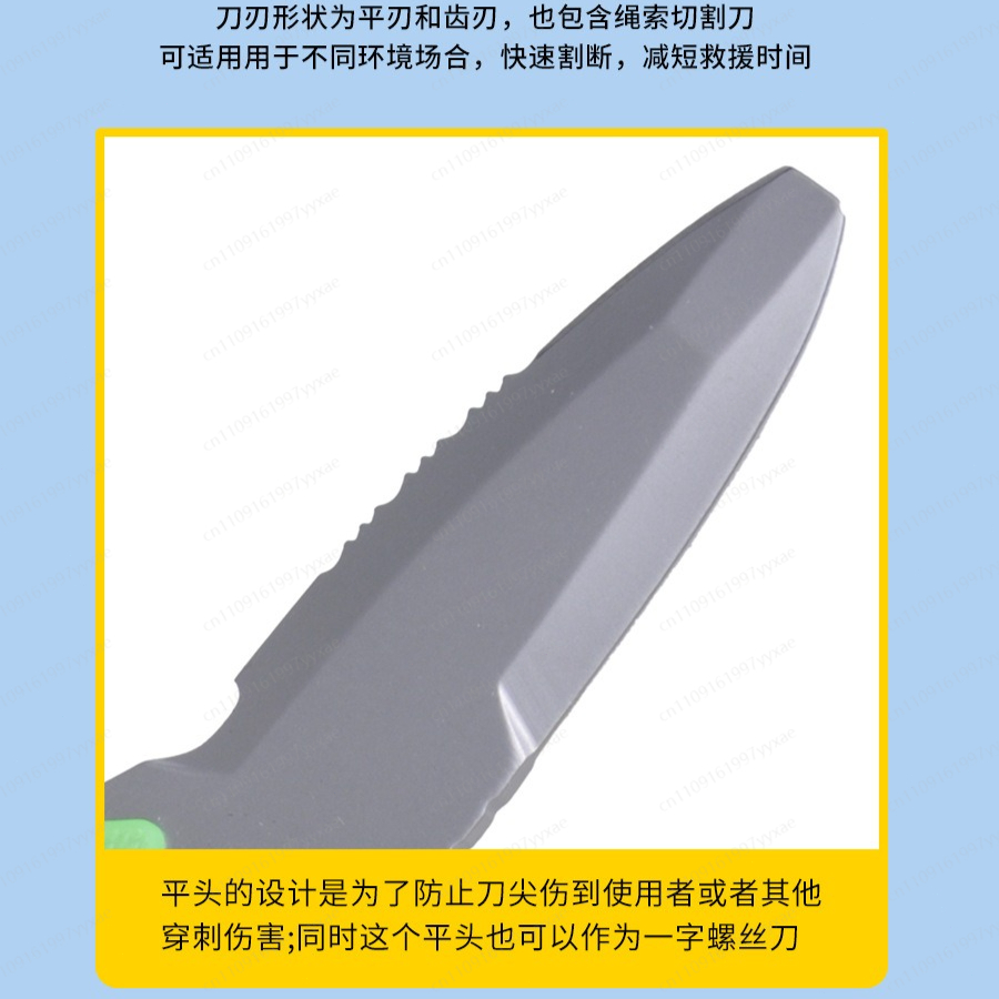 Water Rescue Knife Outdoor Rop - Dive Knife Titanium incelemesi ve fiyatı