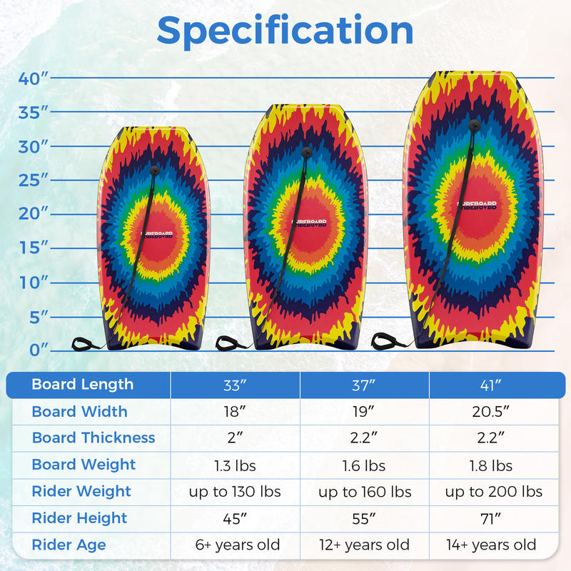 33/37/41 Inches Lightweight Bo - Bodyboard Boogie Board incelemesi ve fiyatı