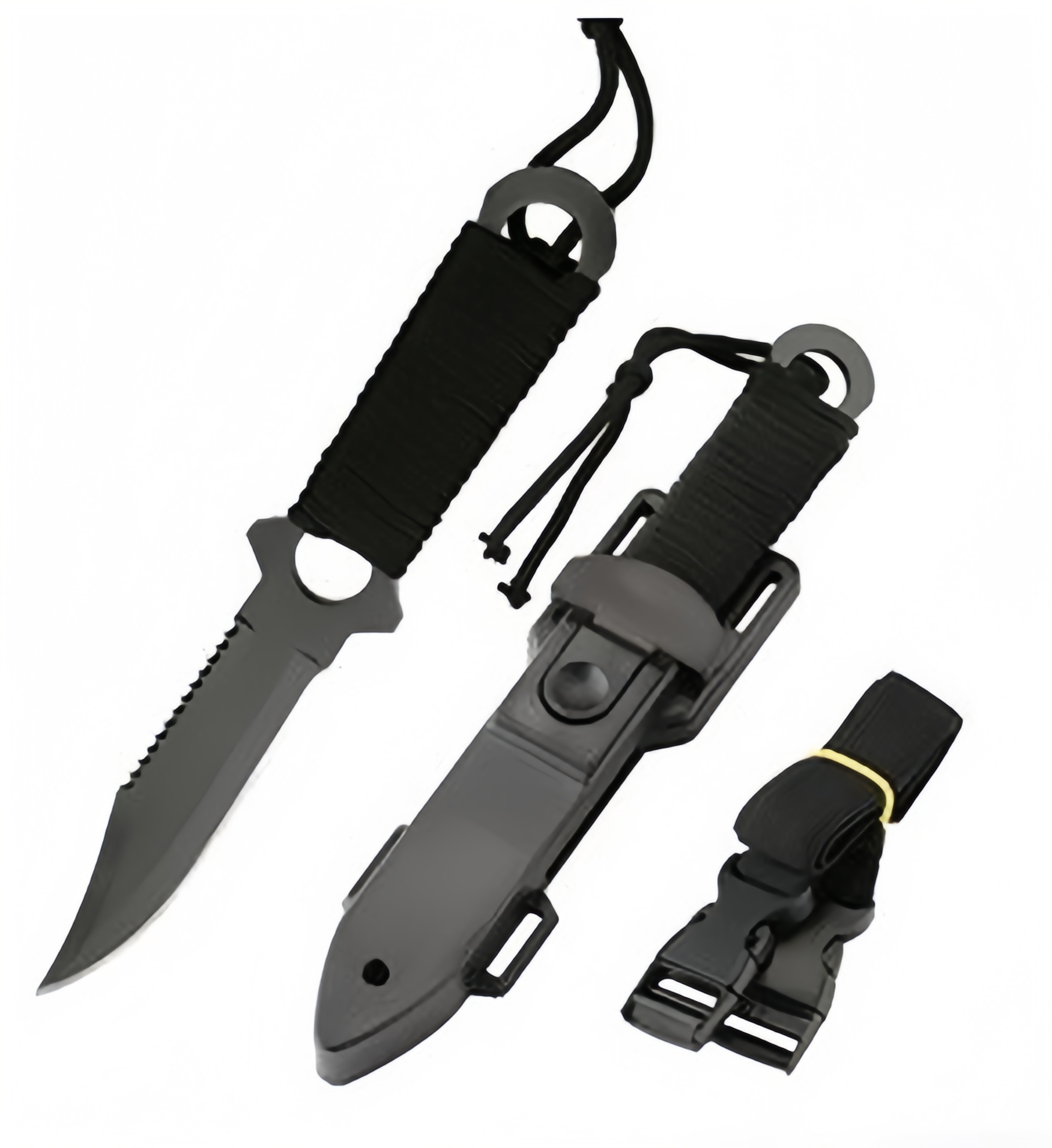 Outdoor High hardness Multifun - Dive Knife Titanium incelemesi ve fiyatı