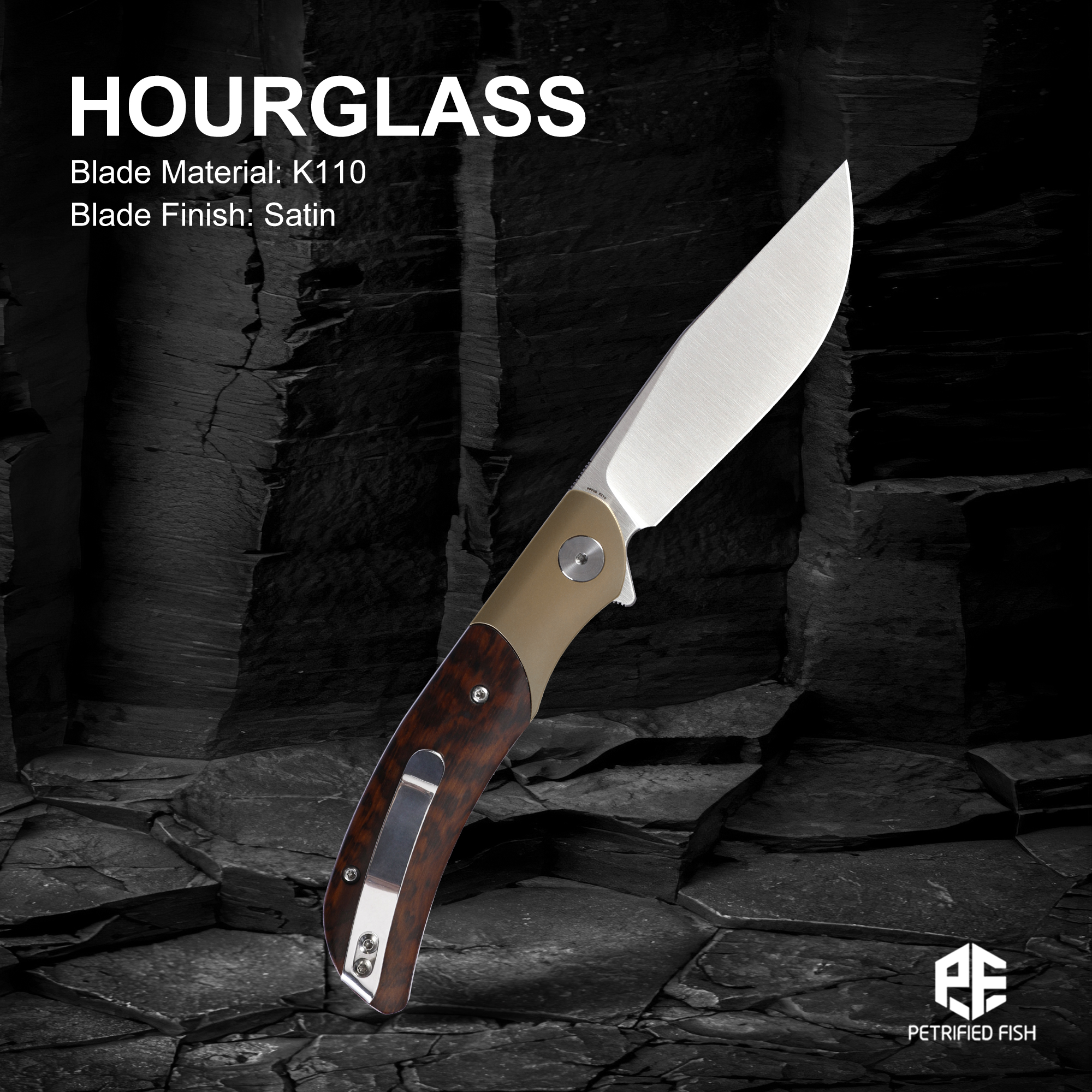 Petrified Fish PFP09 Folding K - Dive Knife Titanium incelemesi ve fiyatı